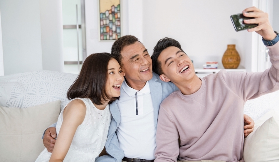 Family selfie